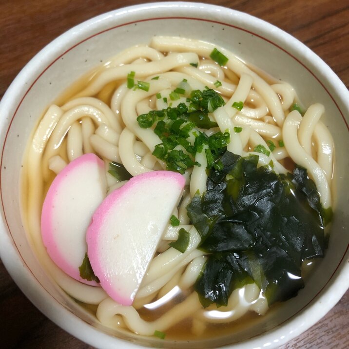 簡単☆ワカメうどん